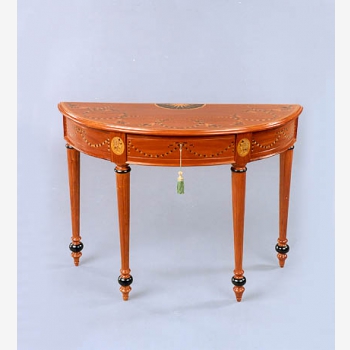 indonesia furniture Fluted Leg Console with Veneer
