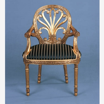 indonesia furniture Octopus Armchair with Gold