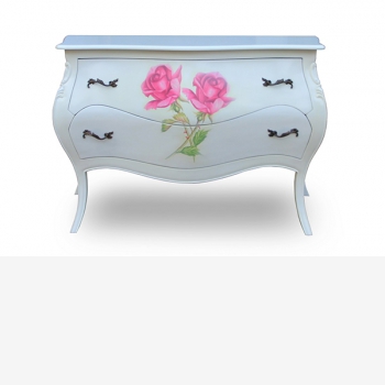 indonesia furniture Side Table 2 drawers 4